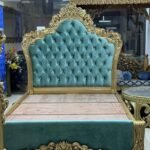 Handcrafted Shegun Luxury Bed for Elite Homes